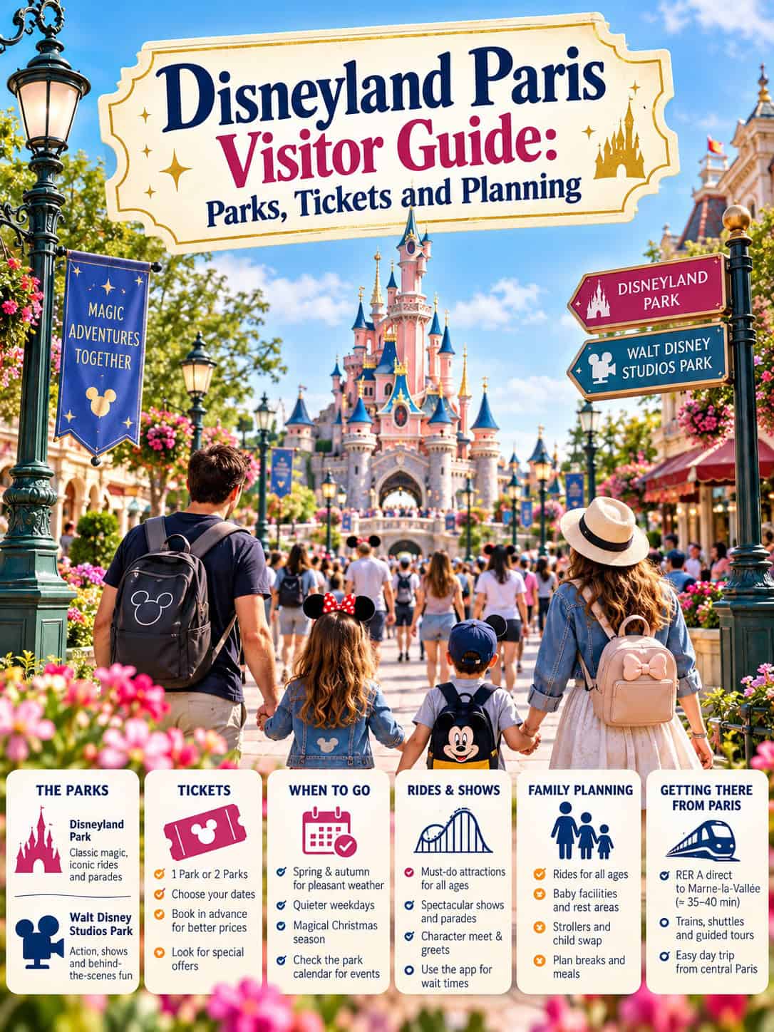 Disneyland Paris guide: the castle, two parks and how to plan your visit
