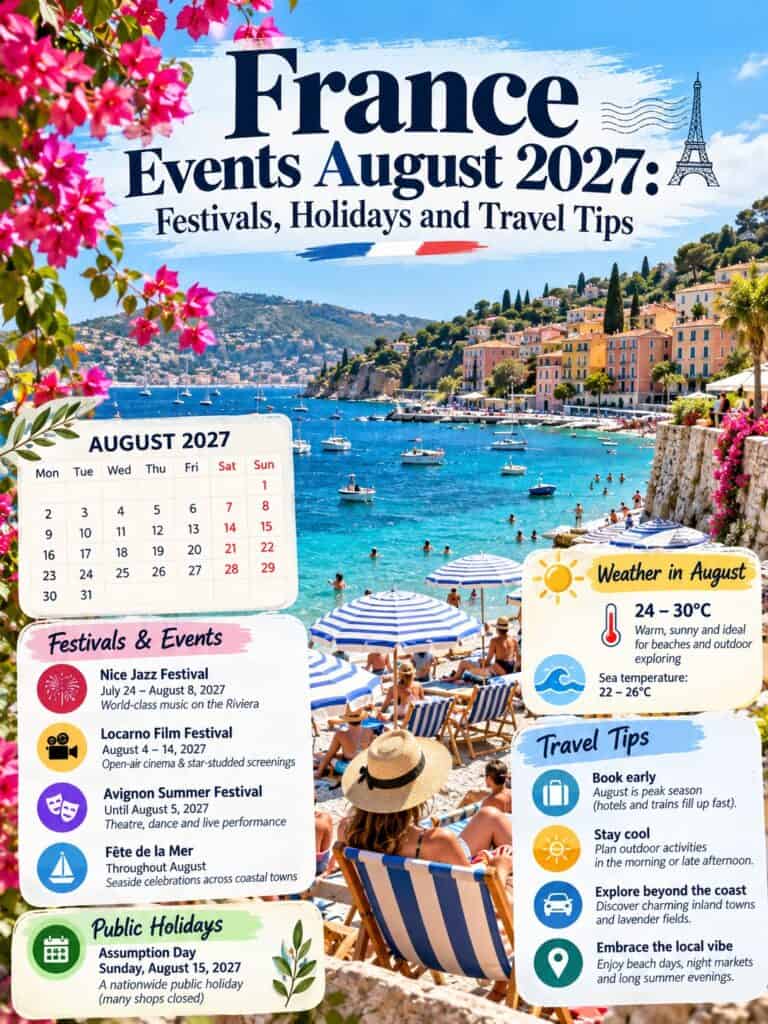 France Events August 2027: Festivals, Holidays and Travel Tips