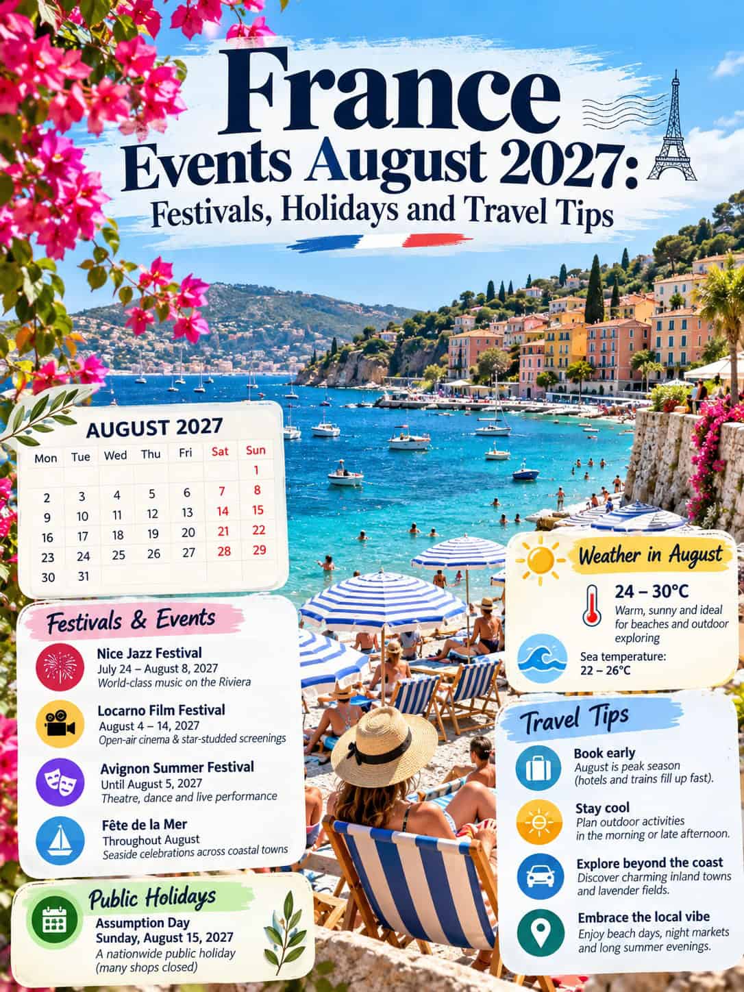 Things to do in France in August: festivals and events