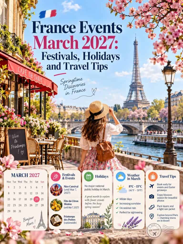 France Events March 2027: Festivals, Holidays and Travel Tips