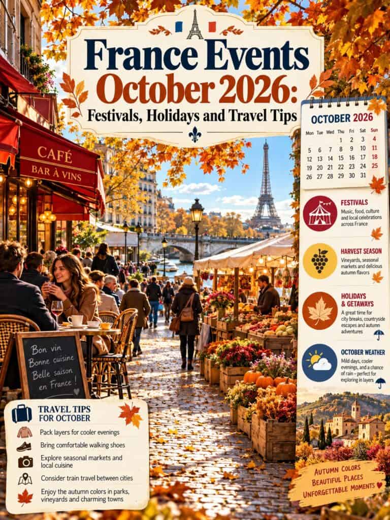 France Events October 2026: Festivals, Holidays and Travel Tips