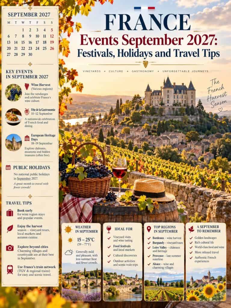 France Events September 2027: Festivals, Holidays and Travel Tips