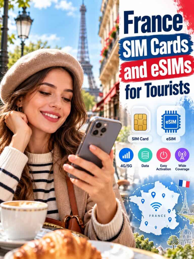France SIM Cards and eSIMs for Tourists