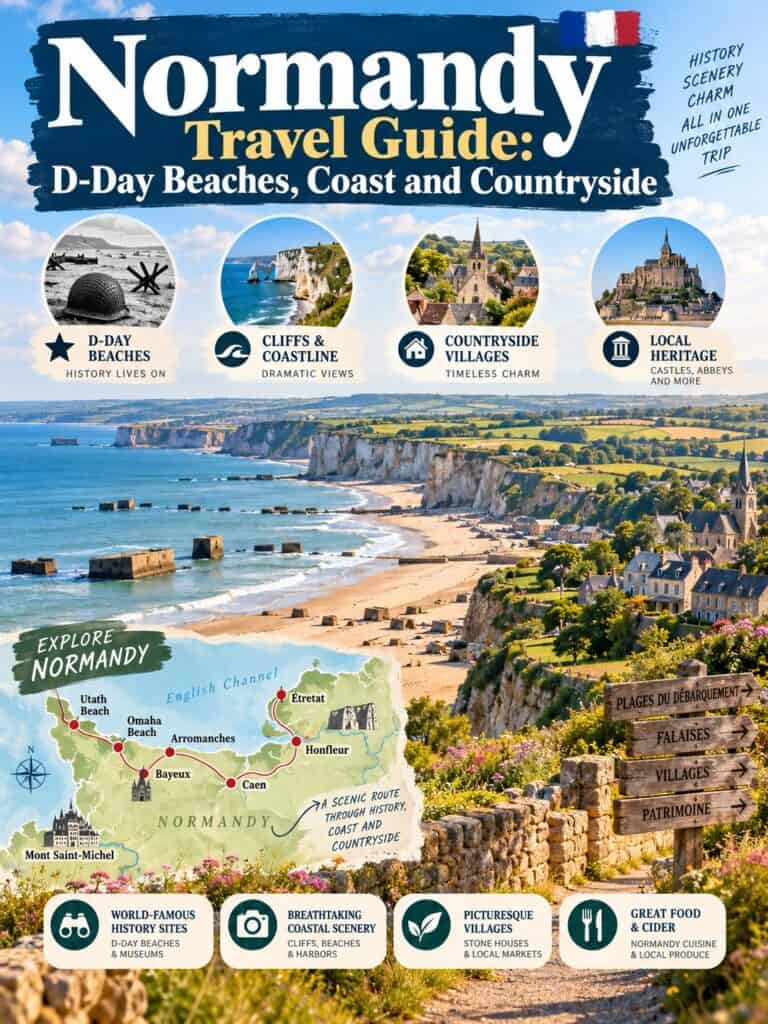 Normandy Travel Guide: D-Day Beaches, Coast and Countryside