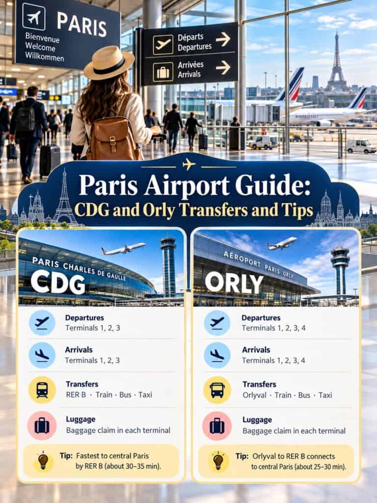 Paris Airport Guide: CDG and Orly Transfers and Tips