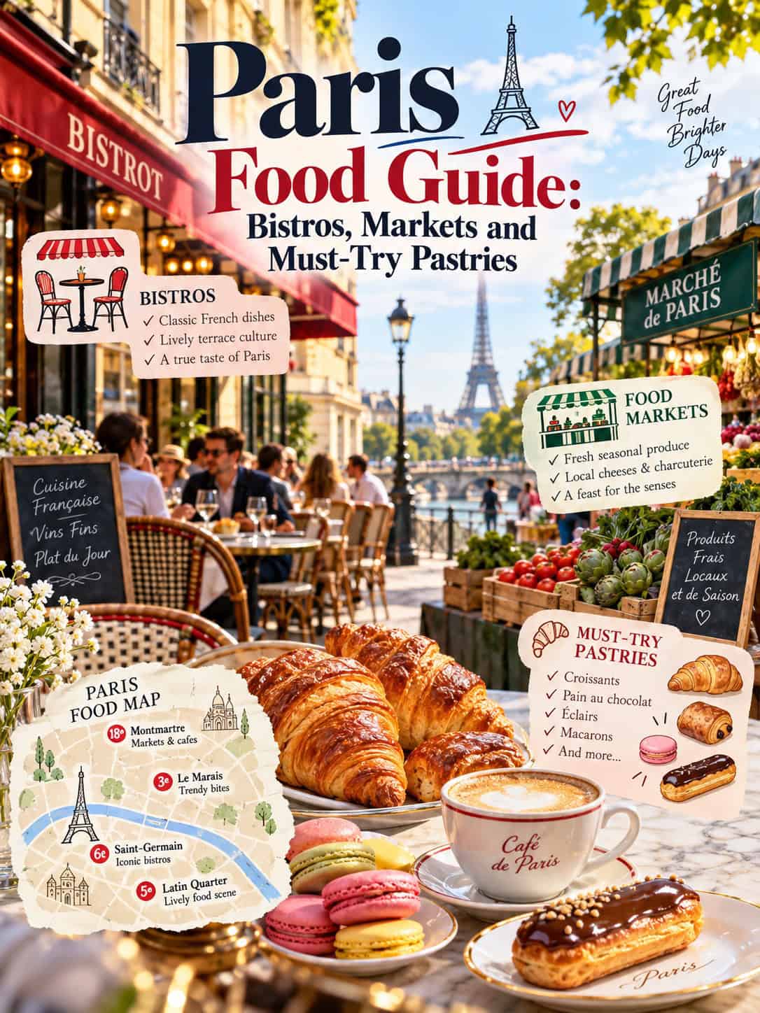 Paris food guide: bistros, markets and pastries